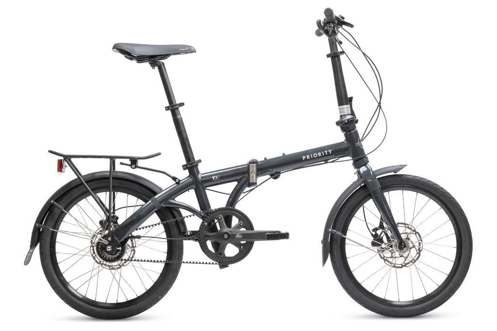 Priority FOLDER Belt Drive Bike | 3 - Pearl White