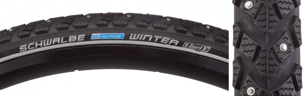 Schwalbe Winter Active Twin K-Guard Studded Tire Set (2 tires) – Priority Bicycles