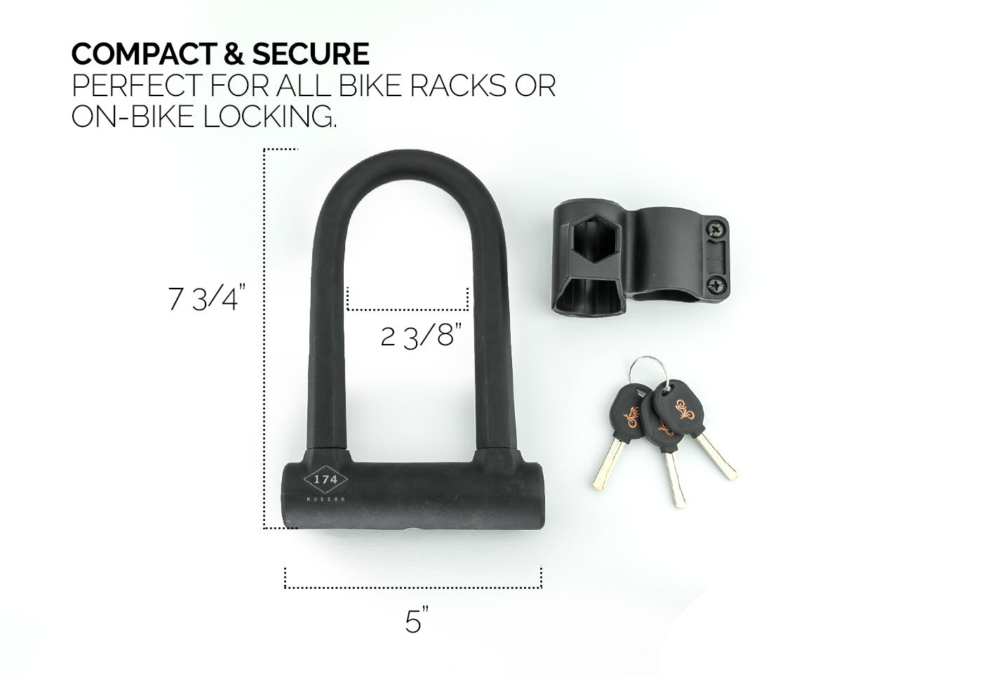 174HUDSON Small U Lock