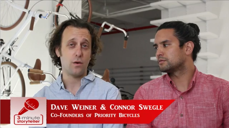 Dave Weiner & Connor Swegle featured on 3-Minute Storyteller