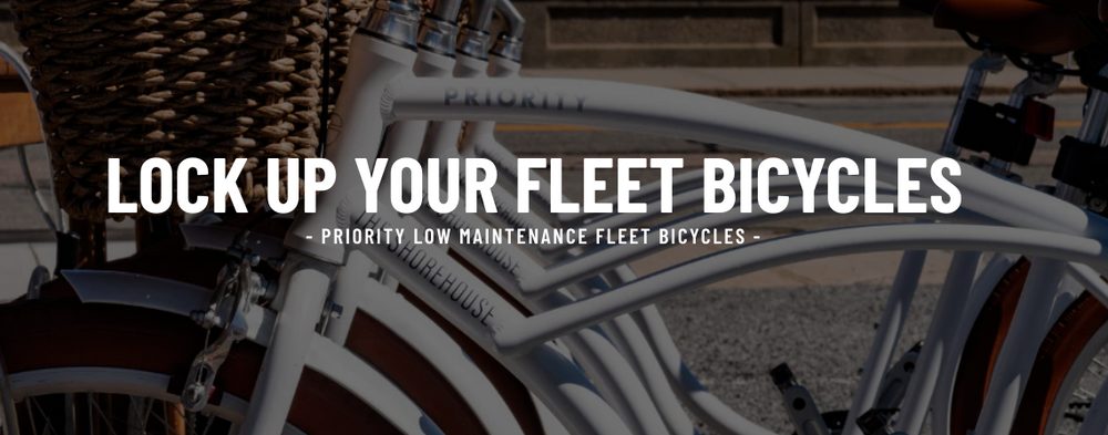 Lock Up Your Fleet Bicycles