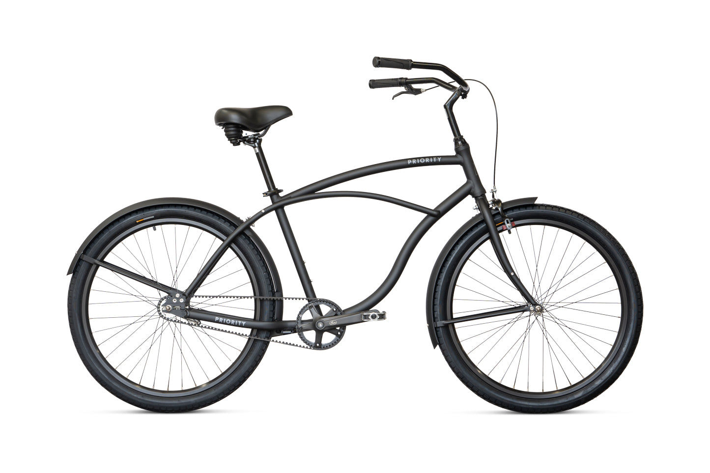 beach cruiser fahrrad kaufen Priority COAST Belt Drive Bike | Diamond | 7 Speed - | Matte Charcoal