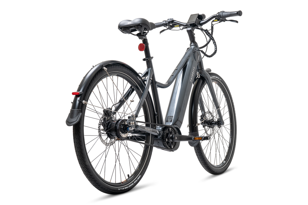 priority bicycles electric Priority CURRENT PLUS E-BIKE Belt Drive Bike | Enviolo | Small | Charcoal