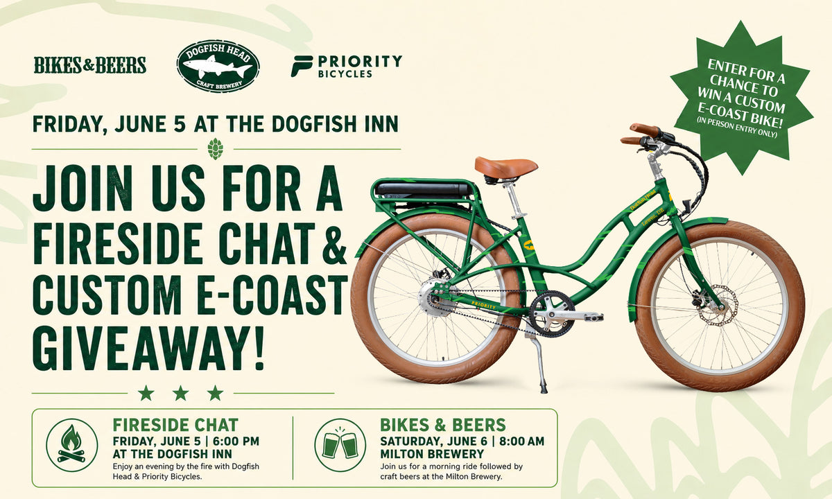 Dffh Rids Good Vibes and Bike Rides Weekend at Dogfish Head – Priority Bicycles