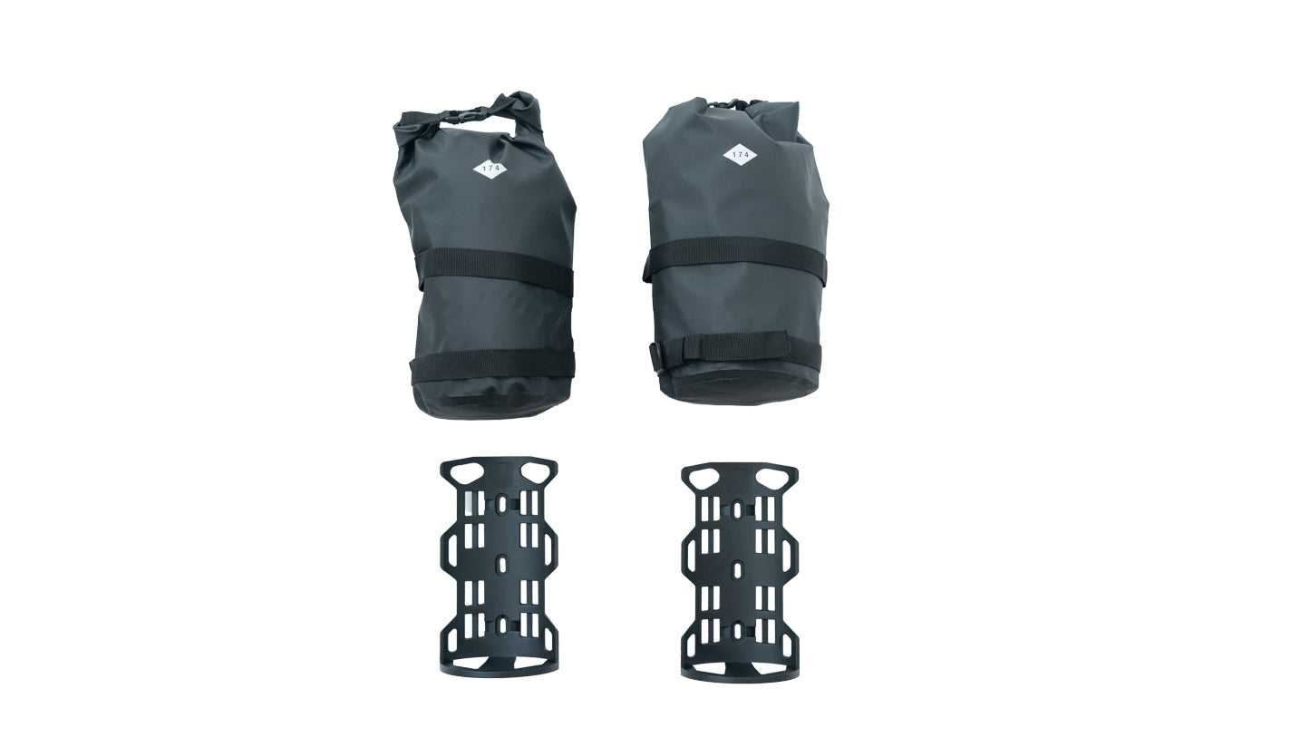 174HUDSON Fork Bag + Cargo Cage Set  (Pair, 2pc) 