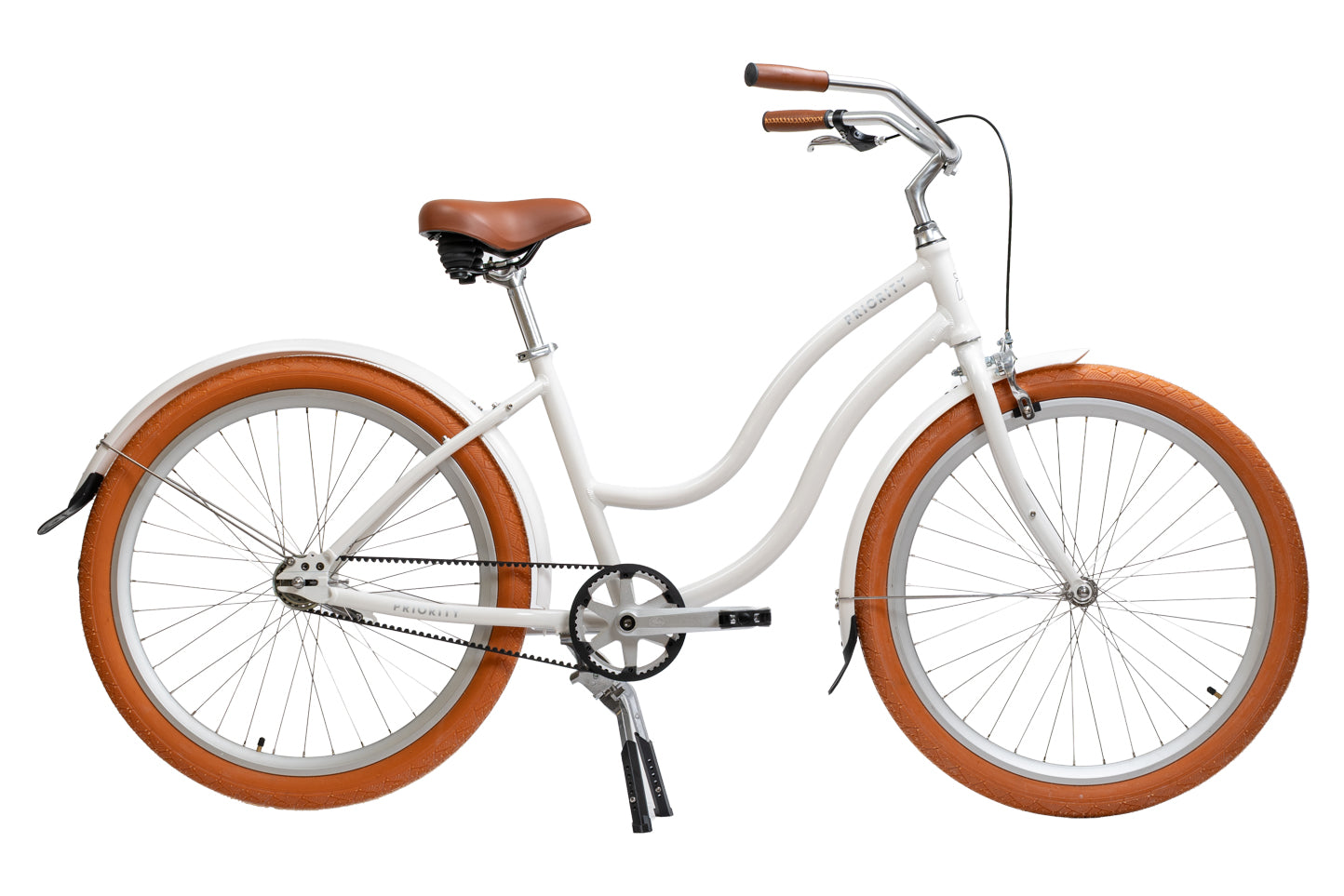 Priority COAST Belt Drive Bike | Diamond | 7-Speed | Green