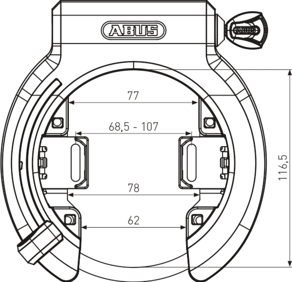 Abus Frame Locks – Priority Bicycles
