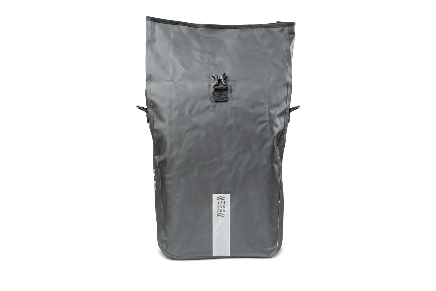 Waterproof nylon tarpaulin and fully taped seams on the Pannier Bag