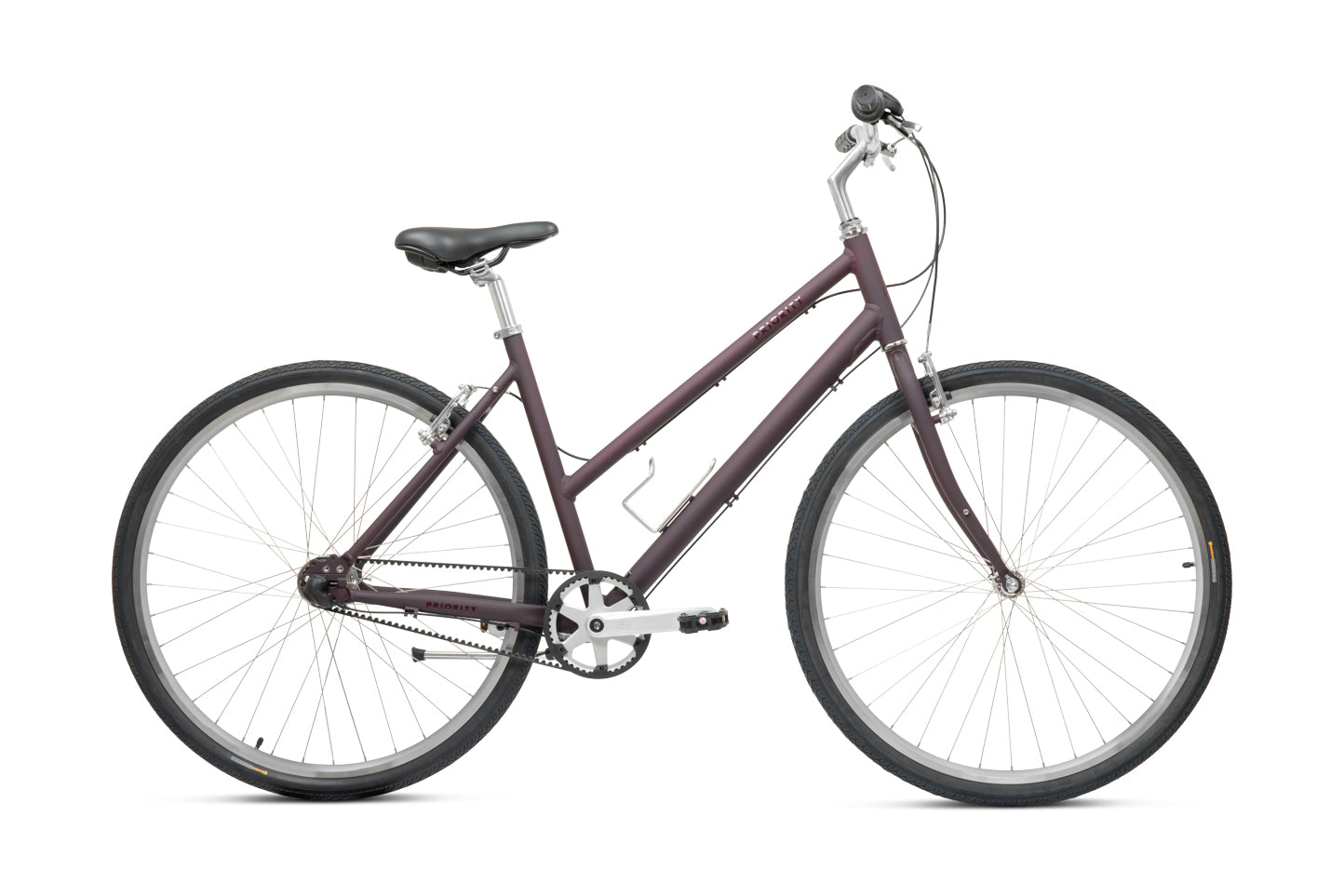 Priority Bicycle with commuter style handlebars