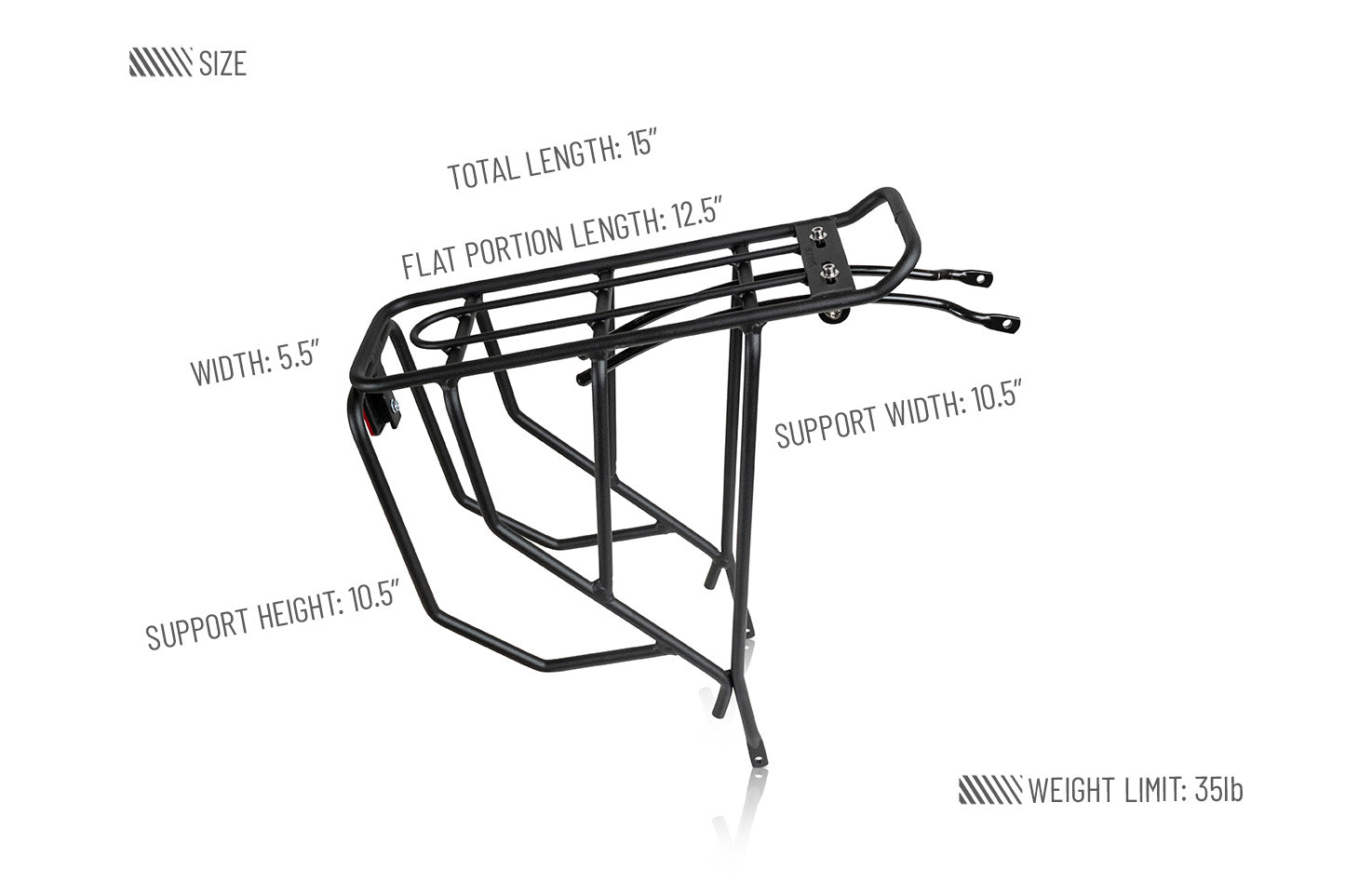 174HUDSON Rear Rack – Priority Bicycles