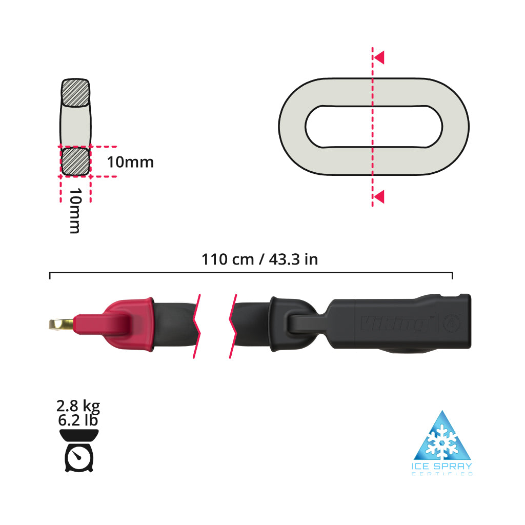 Viking Chain Lock 110 – Priority Bicycles