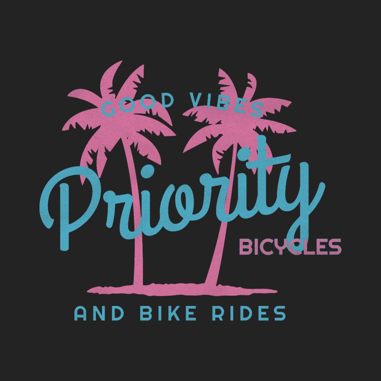 Priority Bicycles - Good Vibes Kids Tee in black