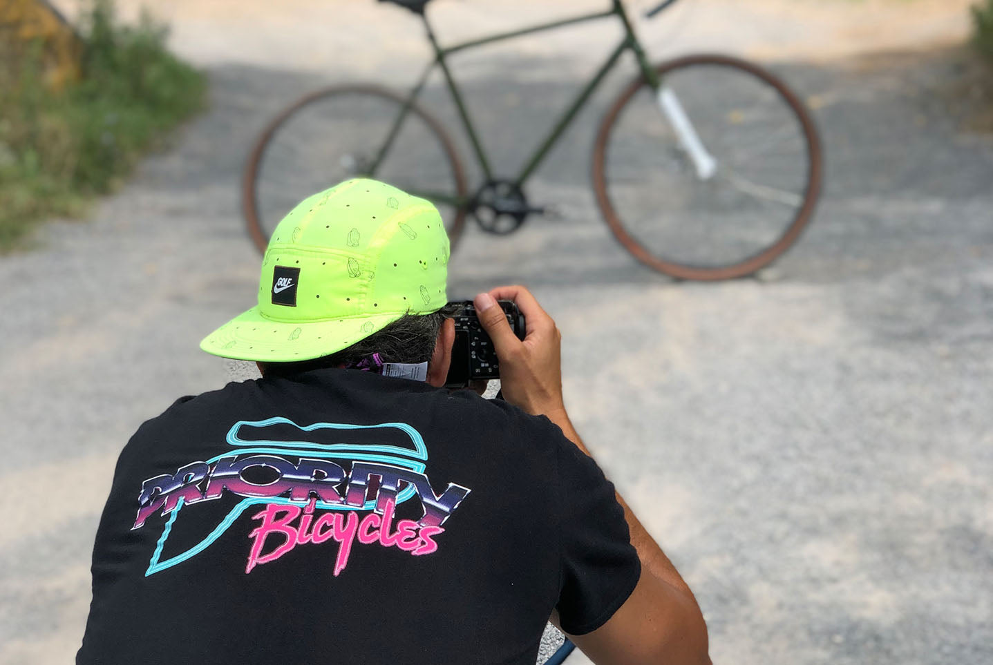Priority Bicycles Logo Tron T-Shirt